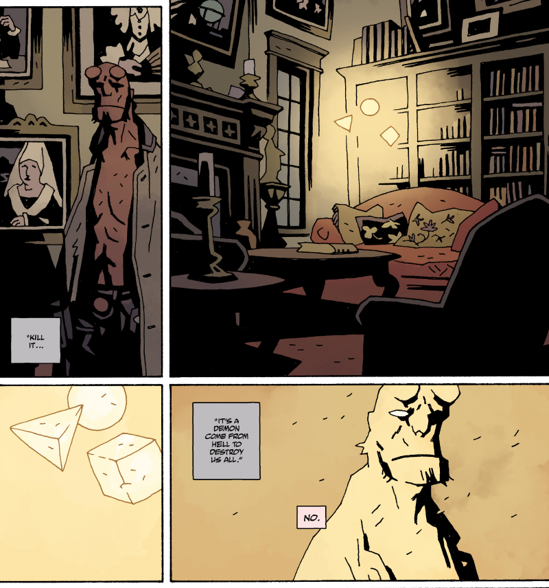 Illustration for article titled Hellboy Just Ended in the Most Beautiful Way